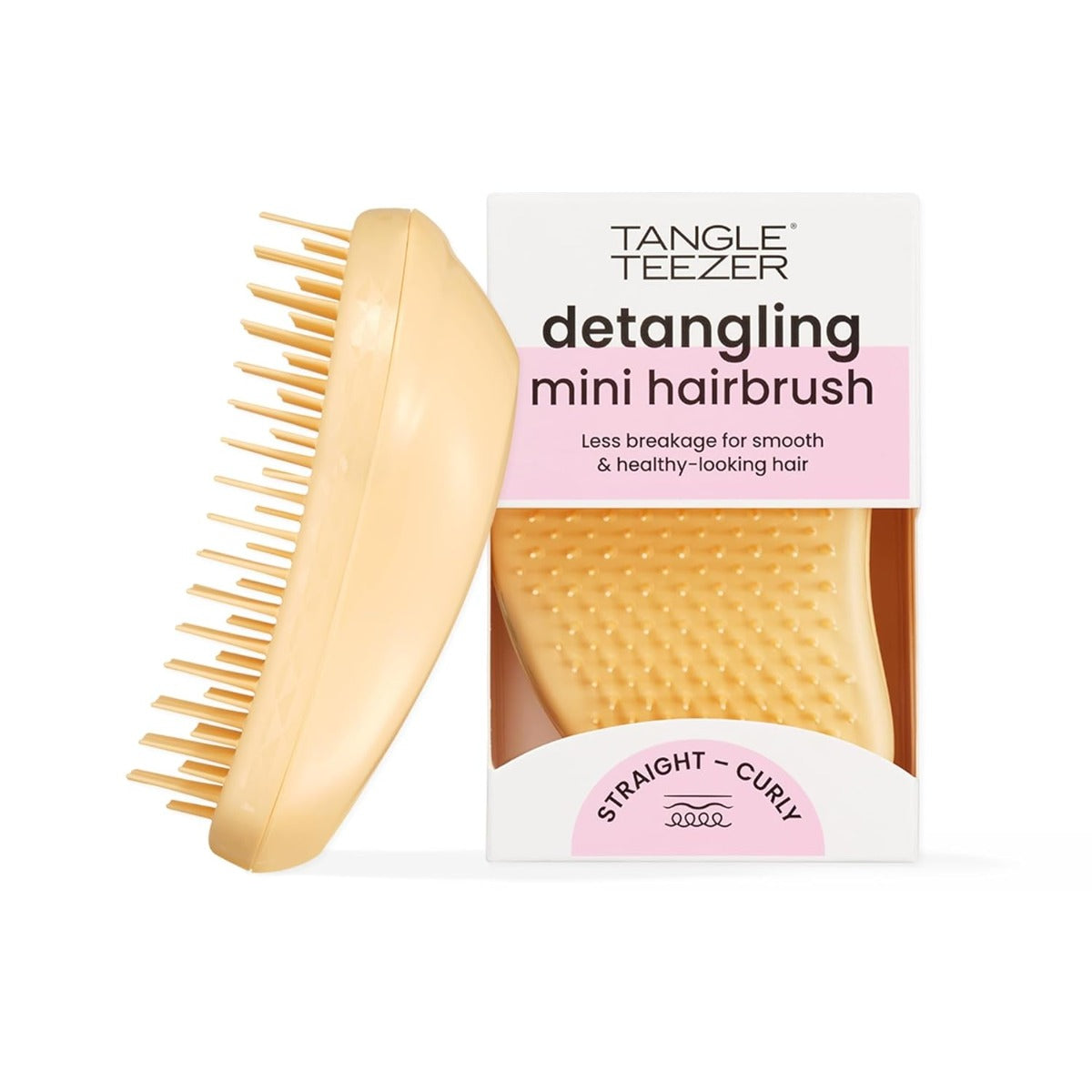 Tangle Teezer Original Detangling Mini Hairbrush, Straight & Curly (5 Designs)