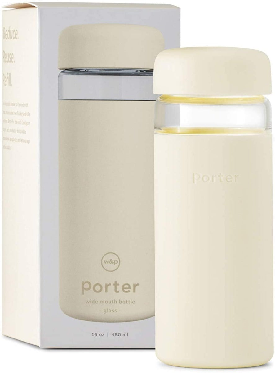 W&P Porter Wide Mouth Water Bottle, 16oz  (2 Colours) - Pupsik Singapore