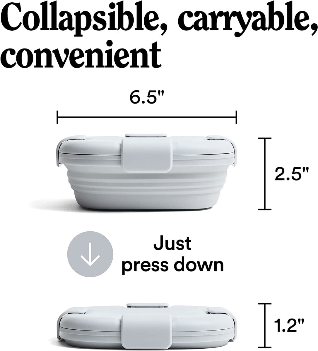 Stojo Silicone Collapsible Box, 24oz, 700ml (5 Colors) - Pupsik Singapore