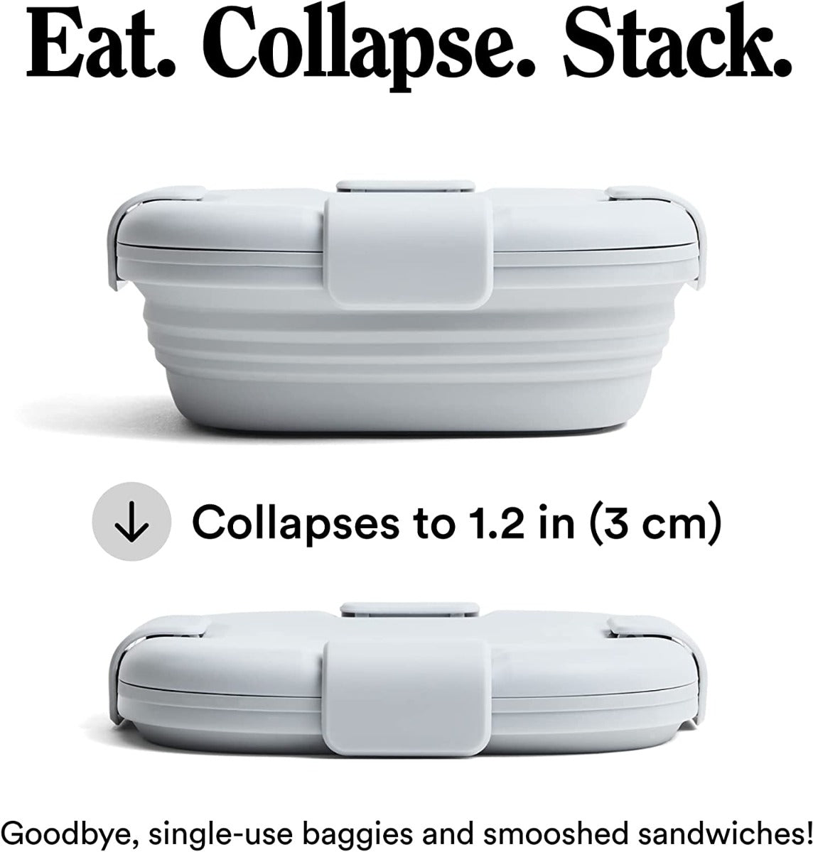 Stojo Silicone Collapsible Box, 24oz, 700ml (5 Colors) - Pupsik Singapore