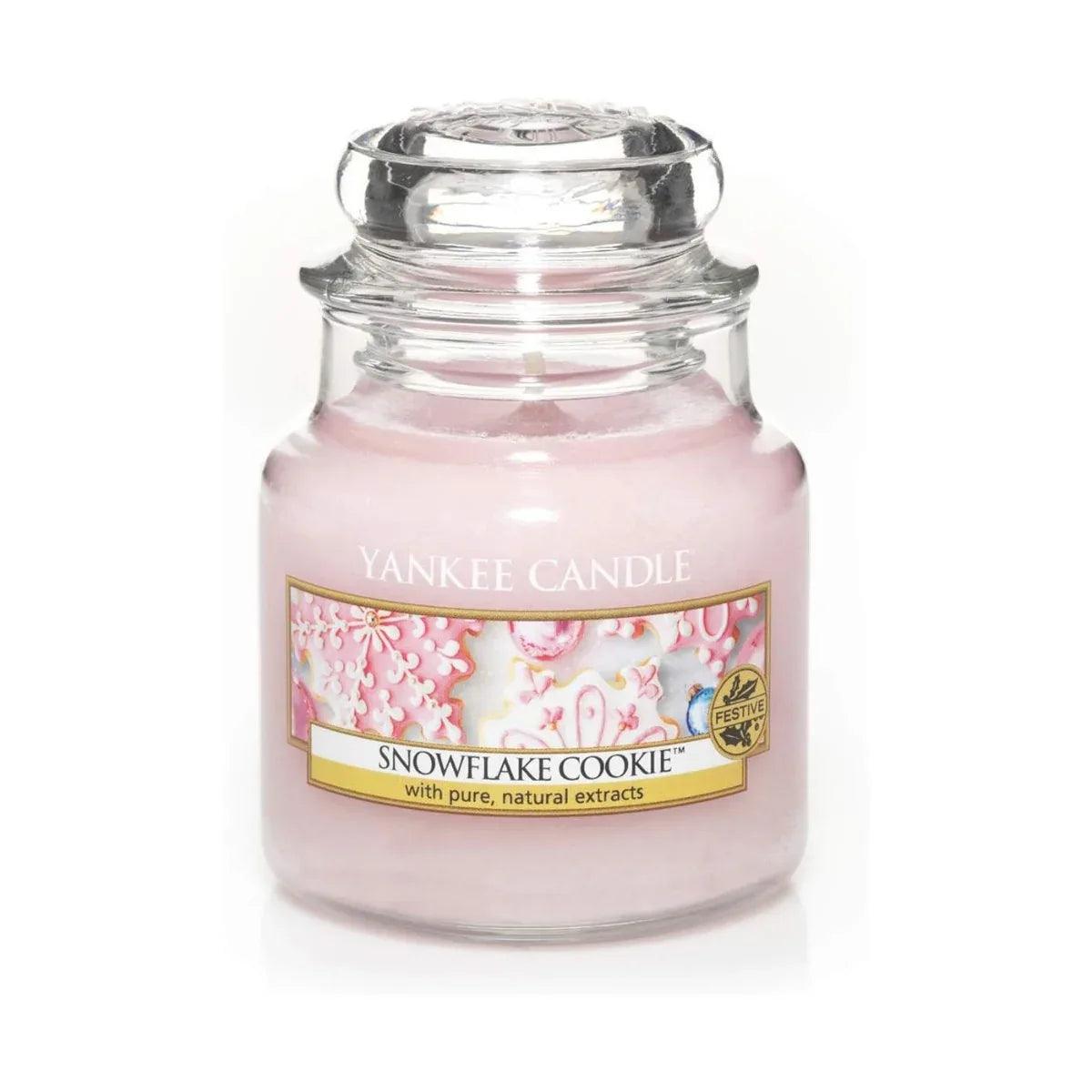 Yankee Candle Small Jar Candle (3.7oz) - Snowflake Cookie | Pupsik