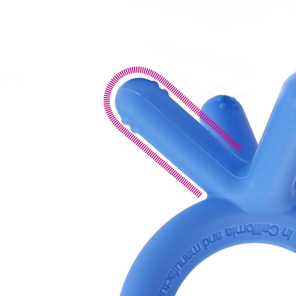 Comotomo Silicone Baby Teether - Blue