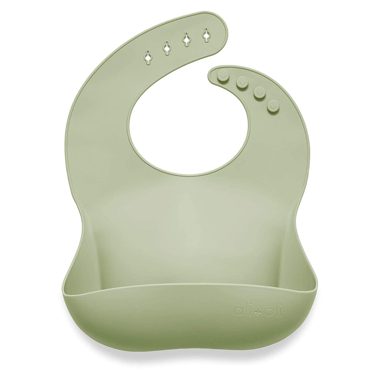 Ali+Oli Baby Silicone Bibs (7 Colours) - Pupsik Singapore