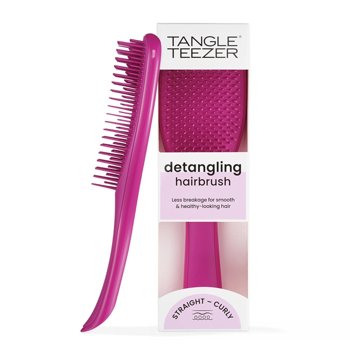 Tangle Teezer The Ultimate Detangler Regular Hairbrush, Straight & Curly (29 Colours) - Pupsik Singapore