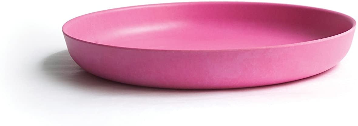 EKOBO Toddler Bamboo Plate Set (4pc) - Pop