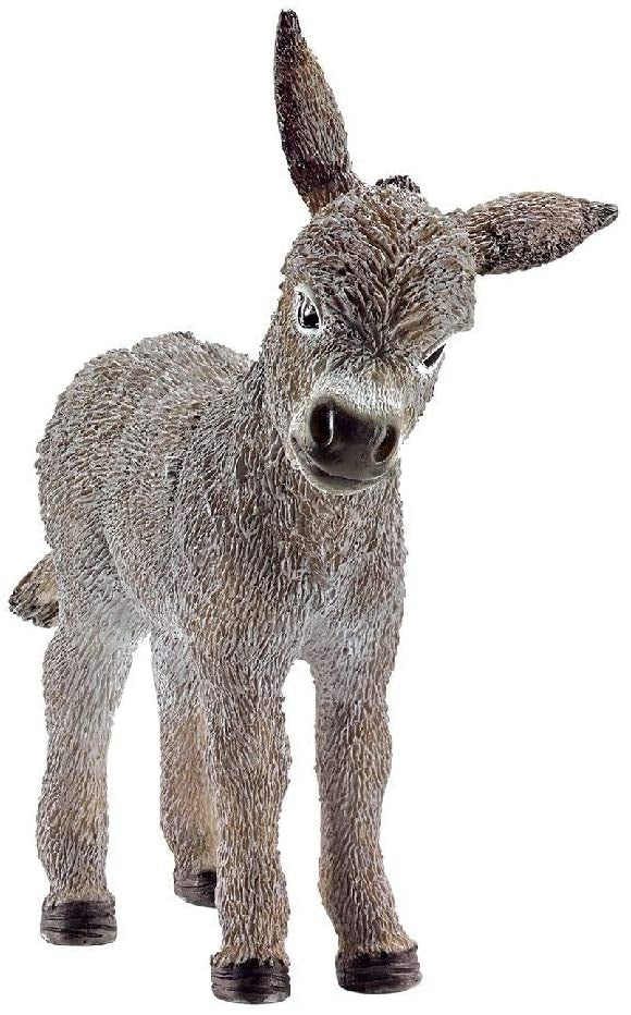 Schleich Donkey Foal Animal Figurine Toy