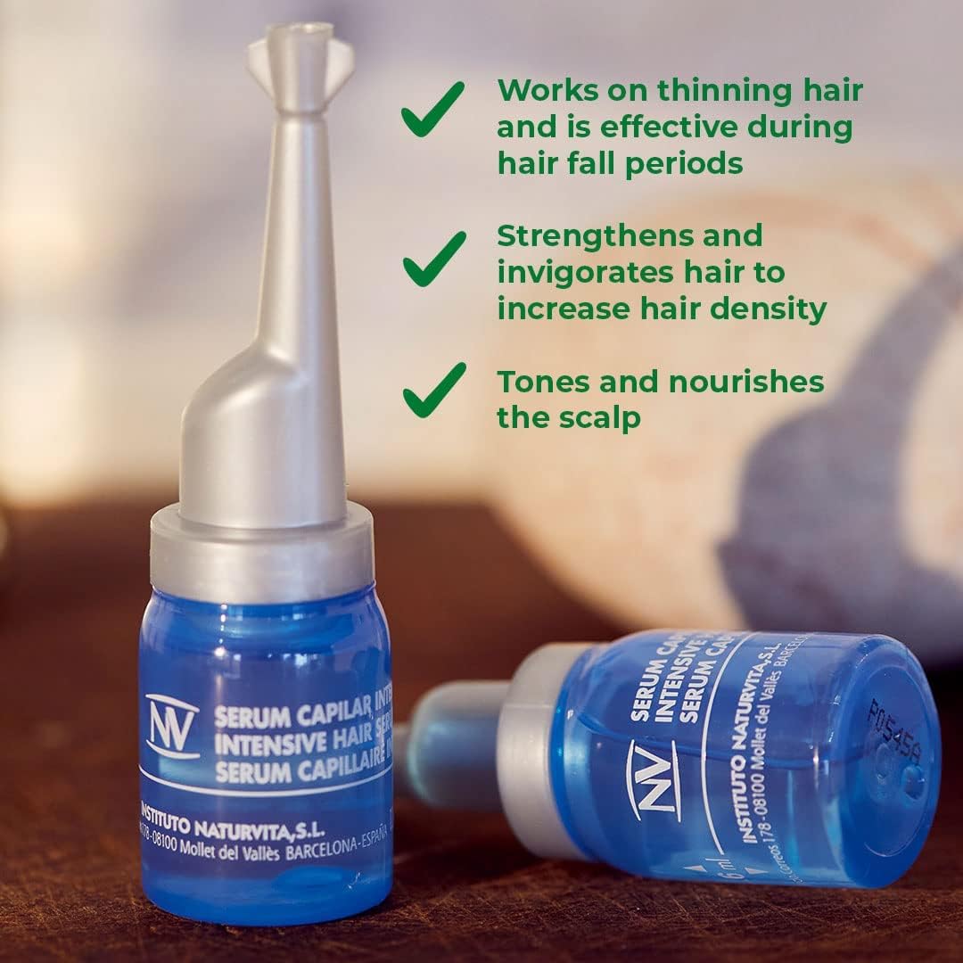 NaturVital Intensive Treatment Hair Loss Serum, 7 amp x 12ml