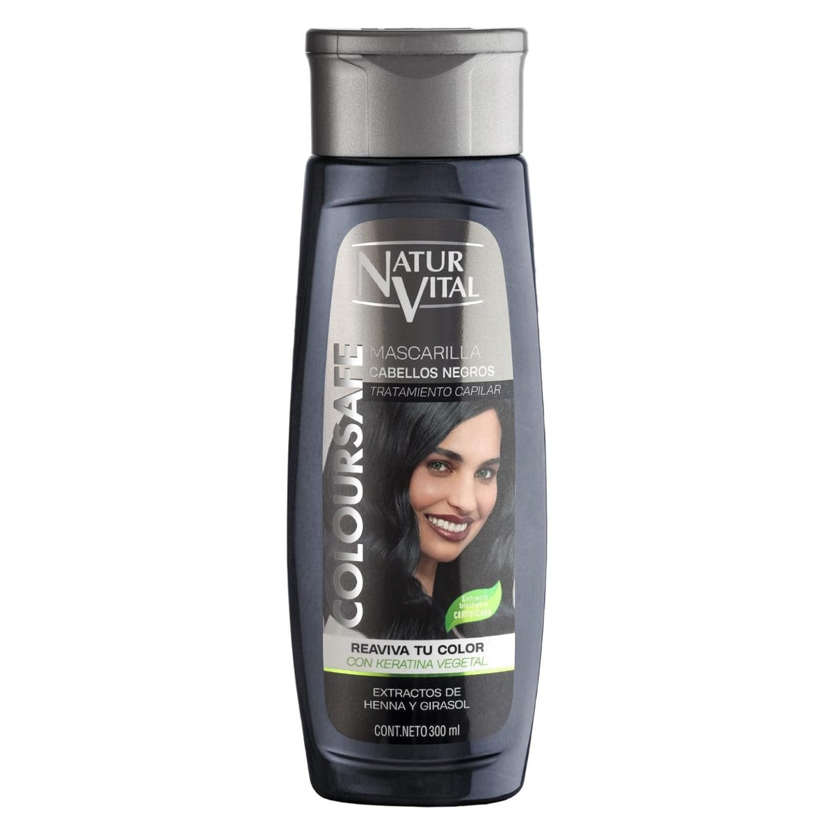 NaturVital ColourSafe Hair Mask, 300ml - Black (Exp 05/29)