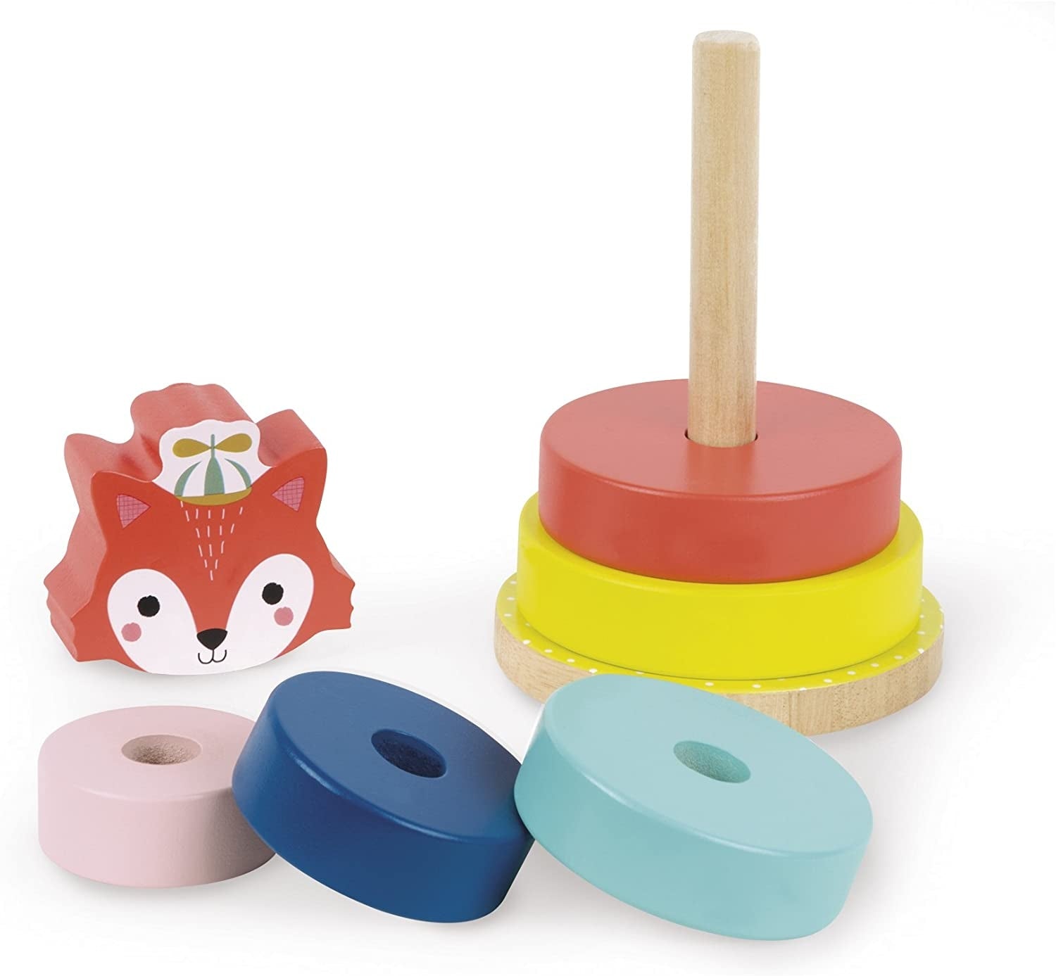 Janod Stackable Fox Toy