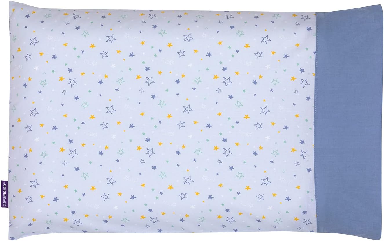 Cotton Case (31x22cm) for Clevamama ClevaFoam Baby Pillow (2 Designs) - Pupsik Singapore