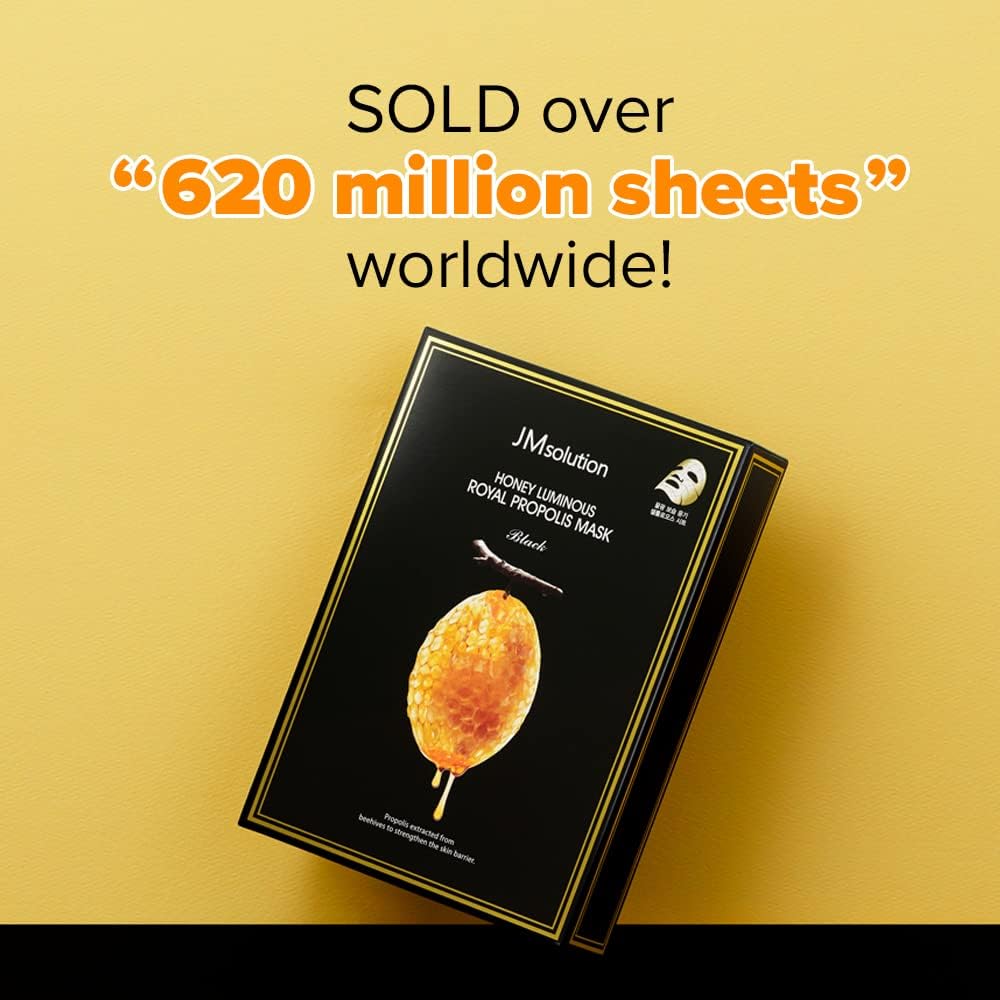 JMsolution Honey Luminous Royal Propolis Mask, 10pcs (Exp 03/27)