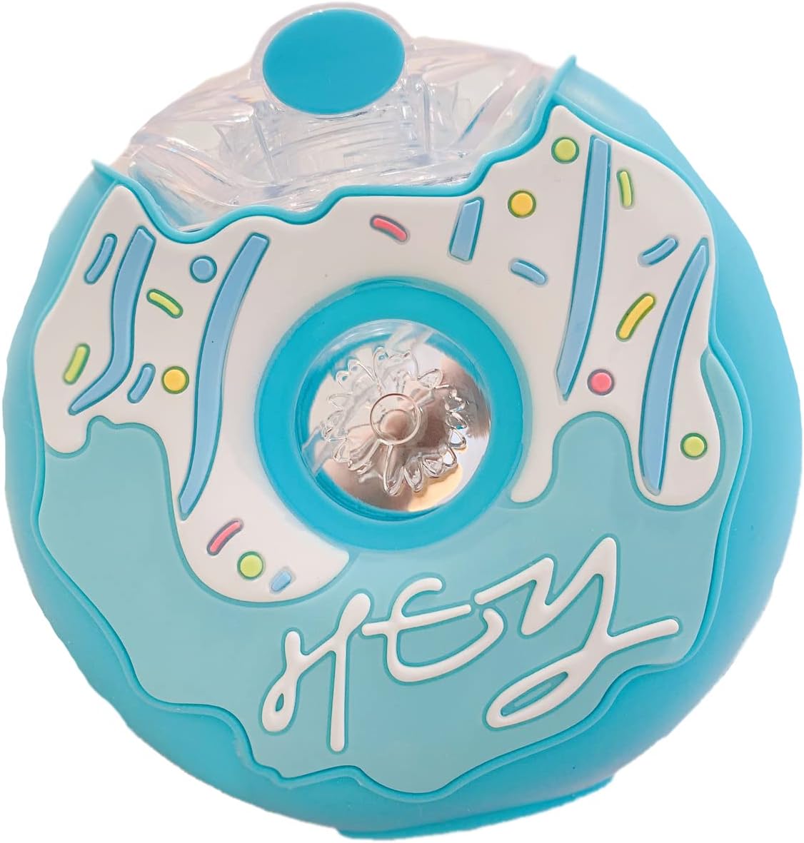 Biomom Donut Tritan Straw Drinking Bottle with Straps, 380ml (5 Designs) - Pupsik Singapore