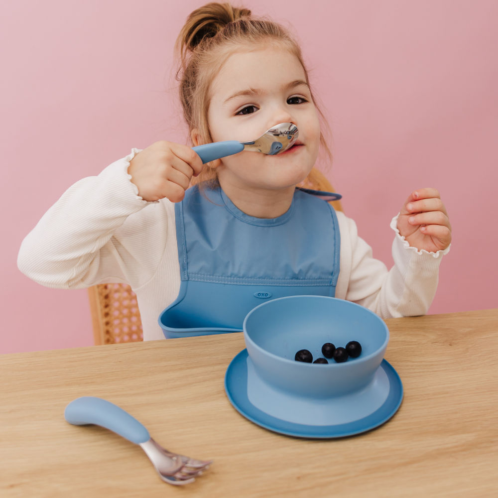 OXO Tot Roll Up Silicone Bib (3 Colours)