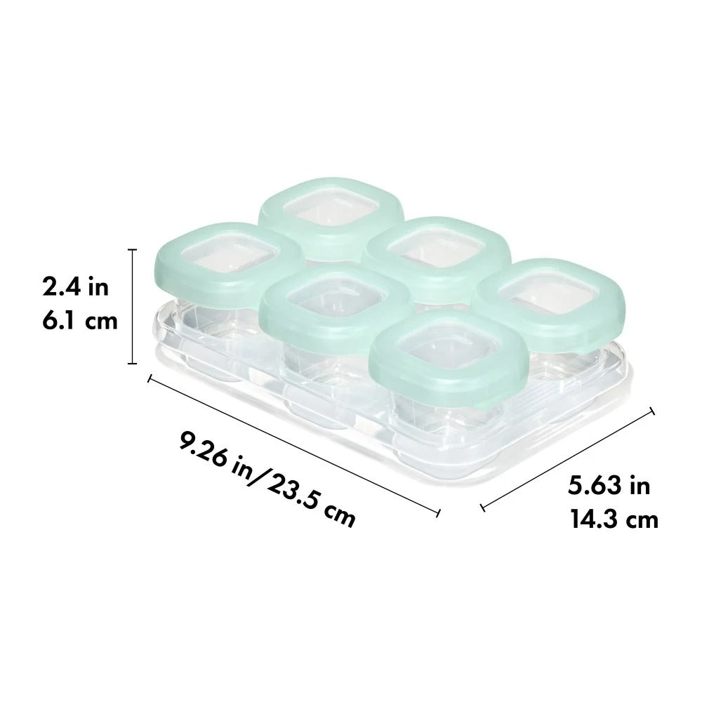 OXO Tot Baby Blocks Freezer Storage Containers - Opal (2 Types)