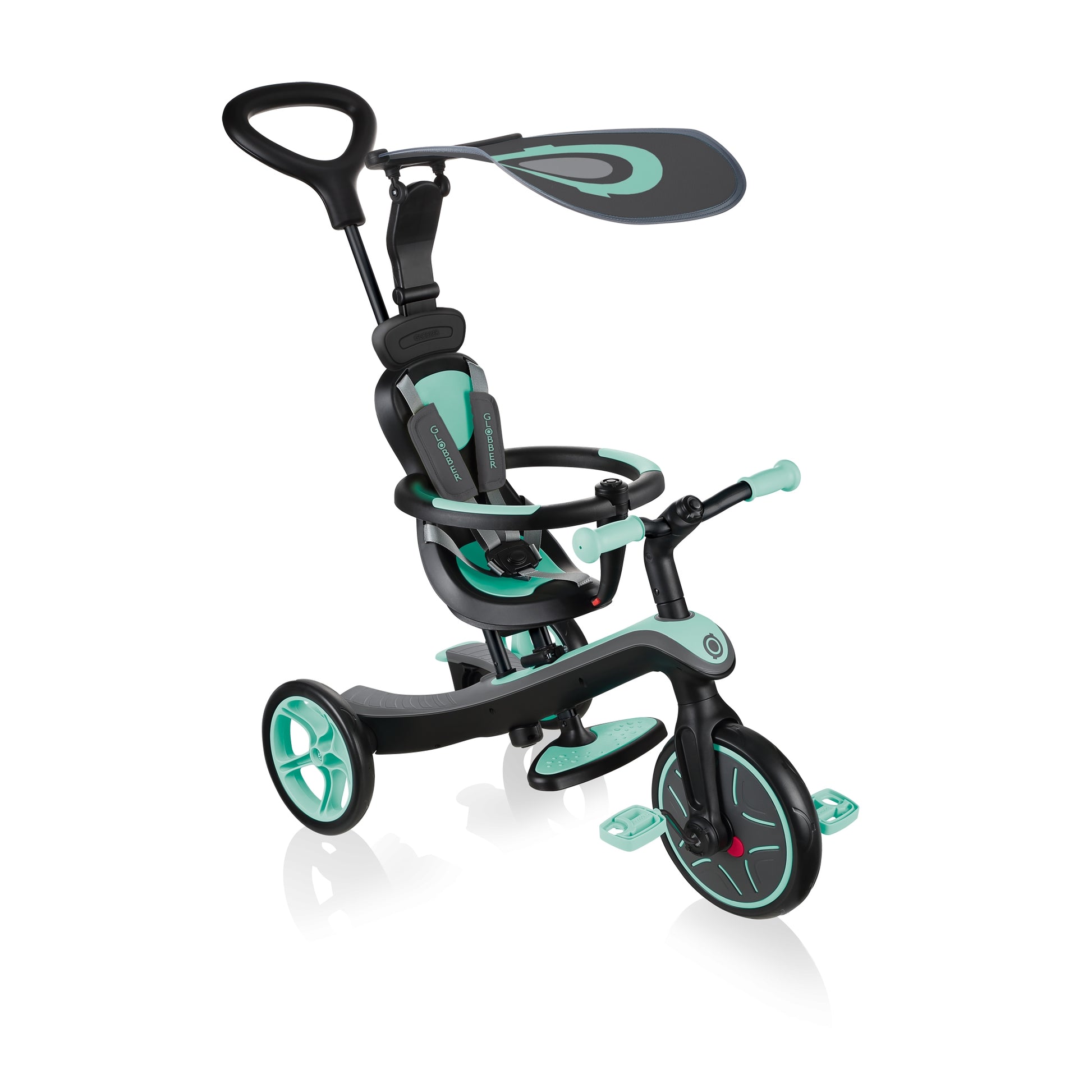 Globber Explorer Trike 4 in 1 - V3 (4 Colours) - Pupsik Singapore