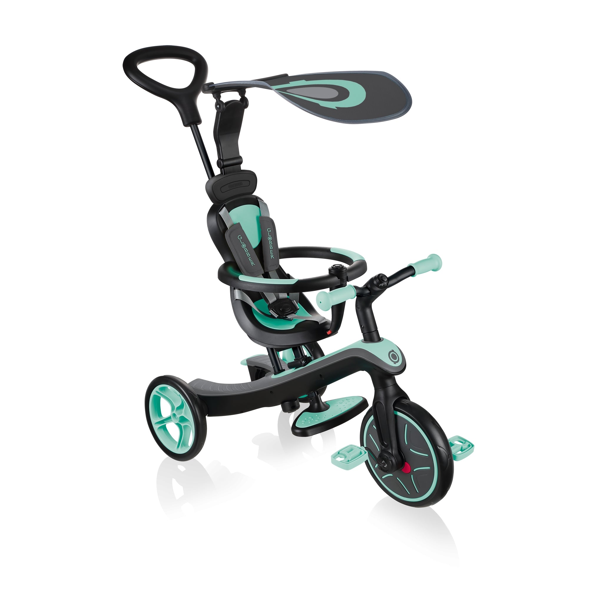 Globber Explorer Trike 4 in 1 - V3 (4 Colours) - Pupsik Singapore