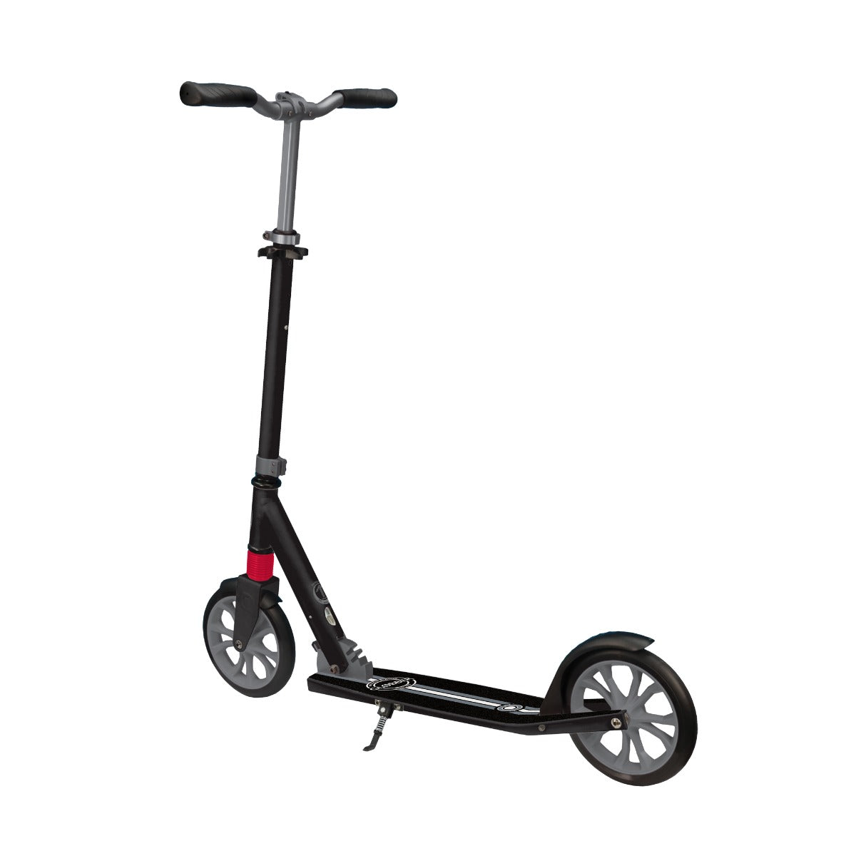 Globber NL 205 2-Wheel Foldable Scooter (8Y+) - Black Grey