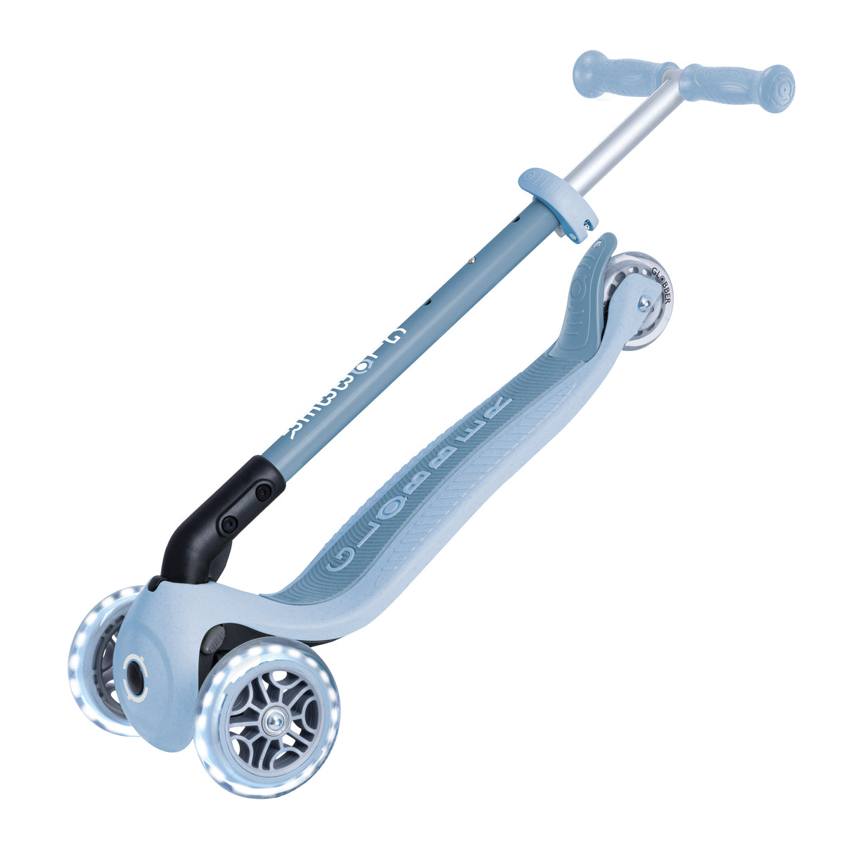 Globber Primo Height-Adjustable Foldable 3 Wheel Scooter (LED Wheels) (8 Colours) - Pupsik Singapore