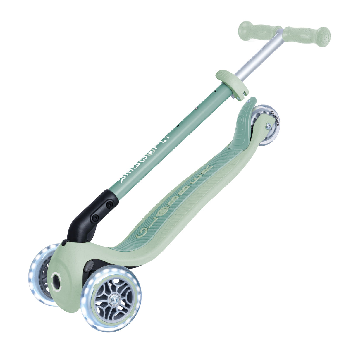 Globber Primo Height-Adjustable Foldable 3 Wheel Scooter (LED Wheels) (8 Colours) - Pupsik Singapore