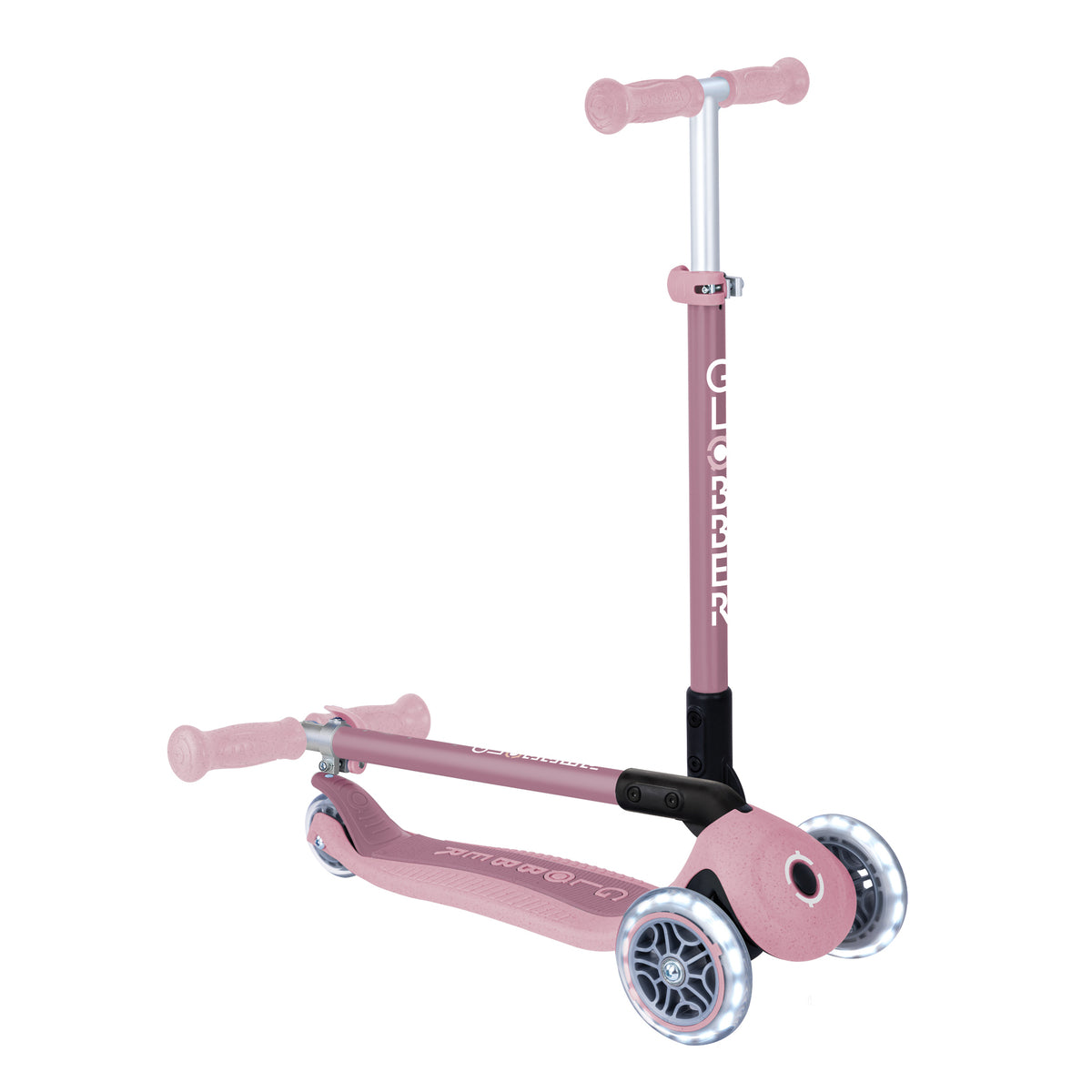 Globber Primo Height-Adjustable Foldable 3 Wheel Scooter (LED Wheels) (8 Colours) - Pupsik Singapore