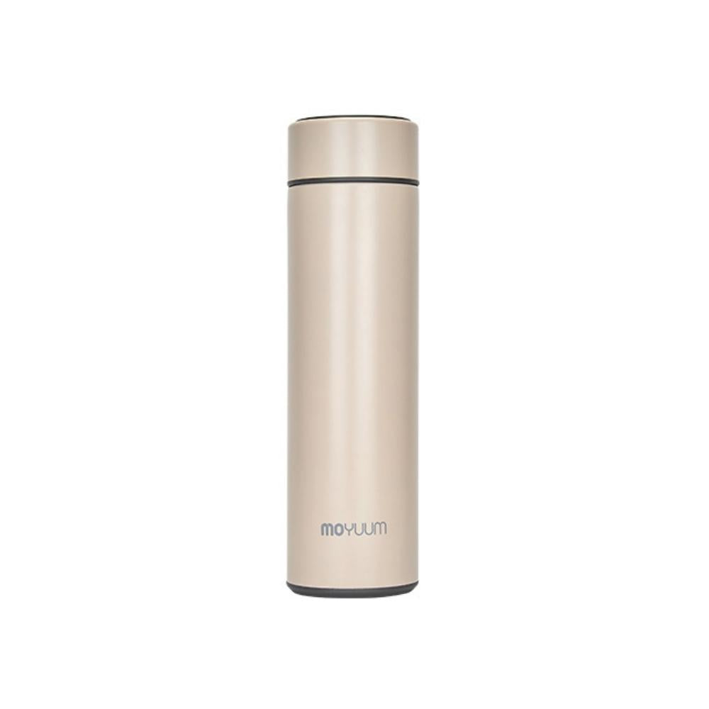 Moyuum Premium Smart LED Thermos Bottle, 500ml - Beige