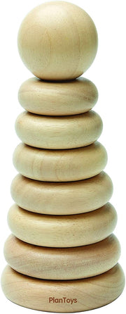 Plan Toys Stacking Rings - Natural