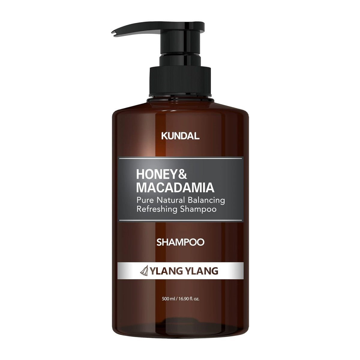 Kundal Honey & Macadamia Nature Shampoo, 500ml - Ylang Ylang (Exp 04/27)