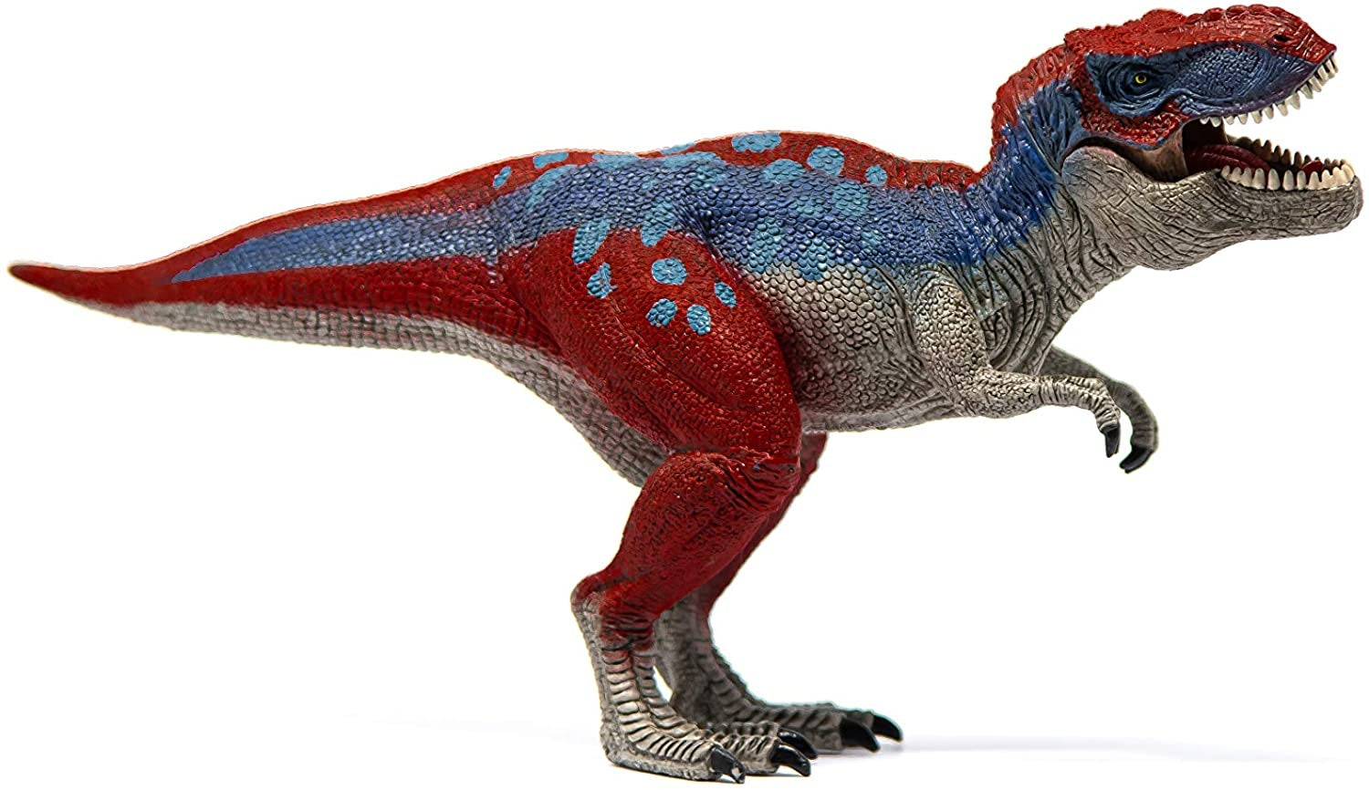Schleich Tyrannosaurus Rex Dinosaur Figurine Toy - Blue