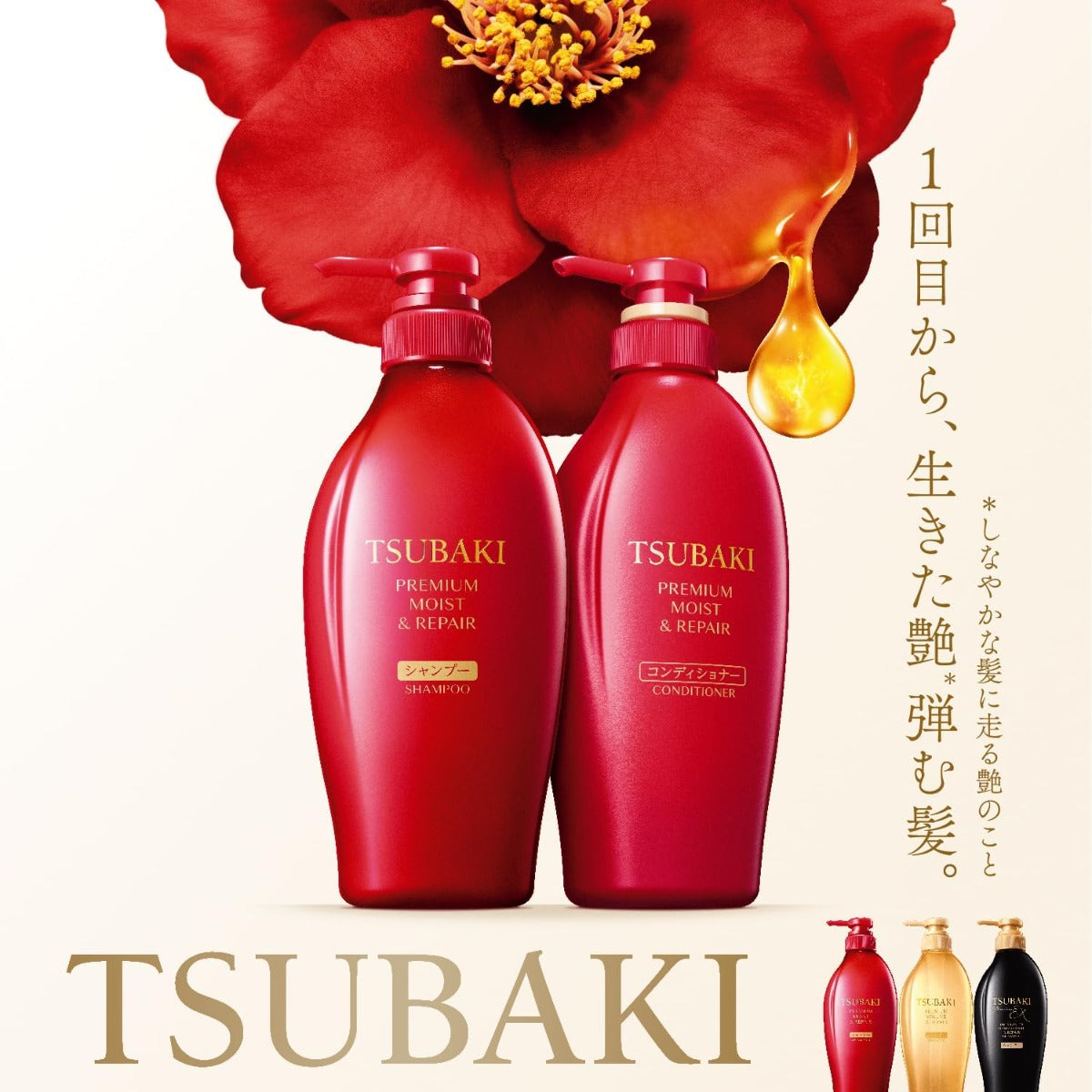 Shiseido Tsubaki Premium Moist & Repair Treatment, 160g (Exp 08/27)