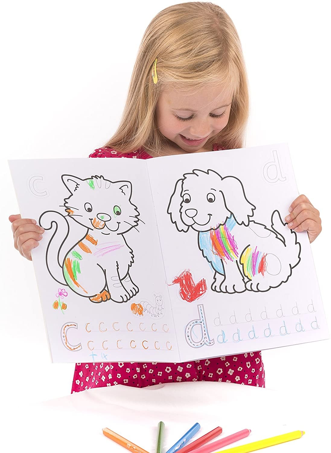 Orchard Toys Learning Sticker Colouring Book Series (4 Titles) - Pupsik Singapore