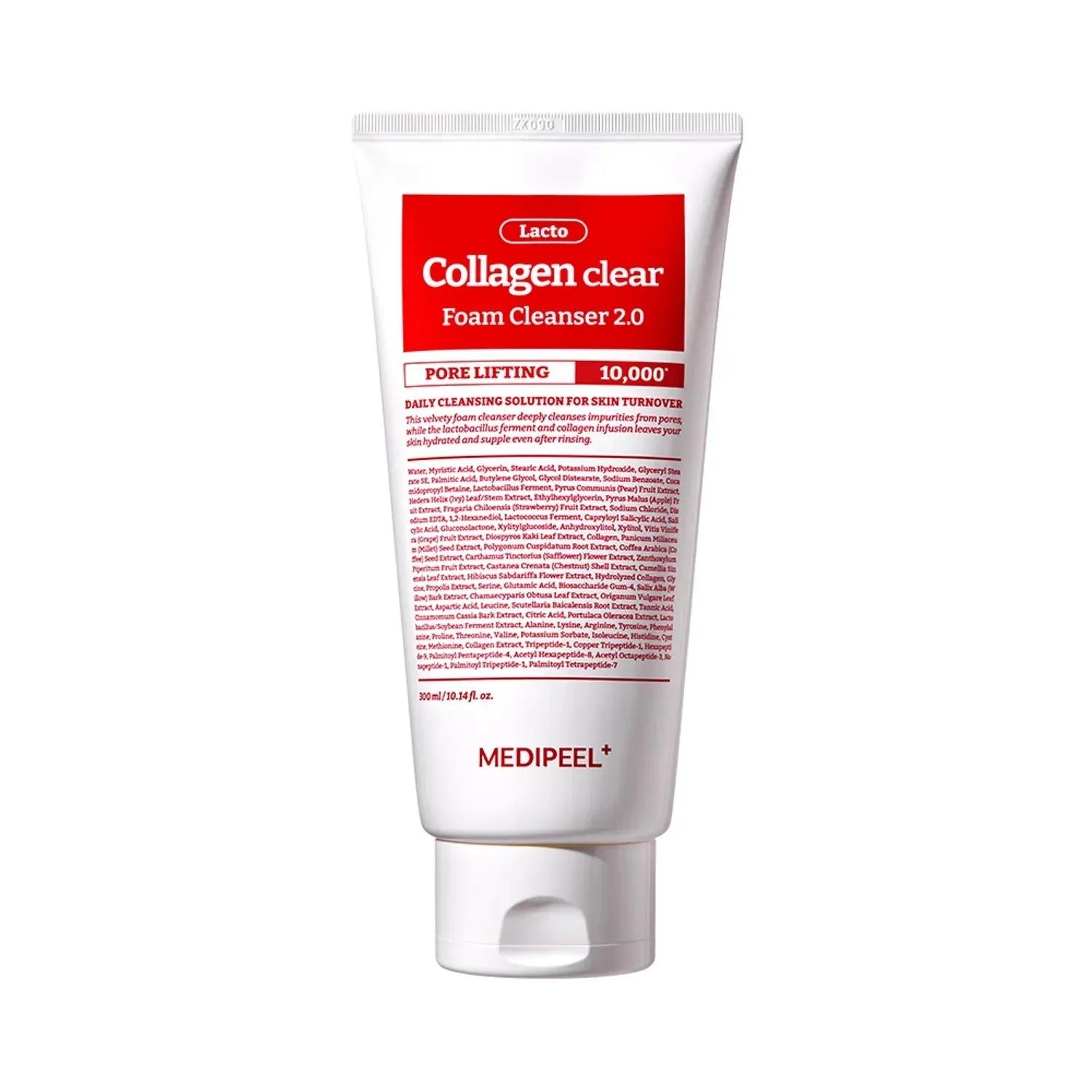 はる　Massage Peel (Collagen Peel ) ×2 Medipeel Red Lacto Collagen Clear 2.0 Facial Cleanser, 300ml (Exp