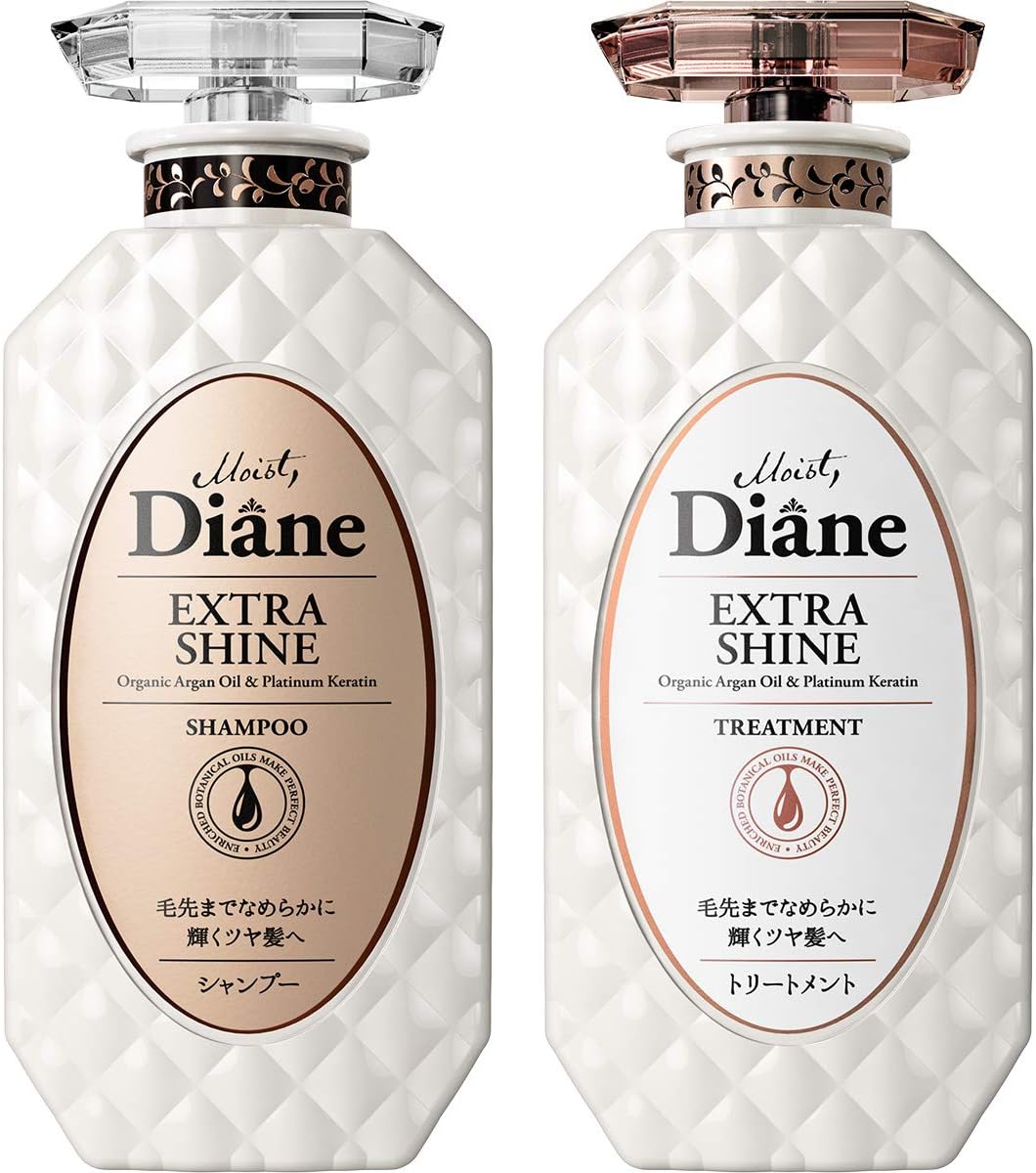 Moist Diane Extra Shine Shampoo + Treatment Set (2 x 450ml)