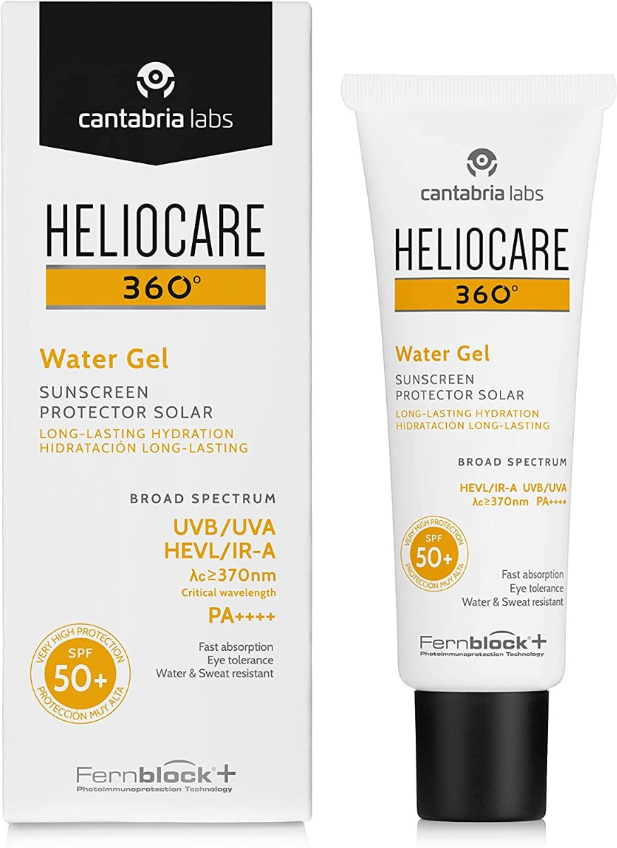 Heliocare 360° Water Gel SPF 50+ Sunscreen (50ml) - Exp 11/26