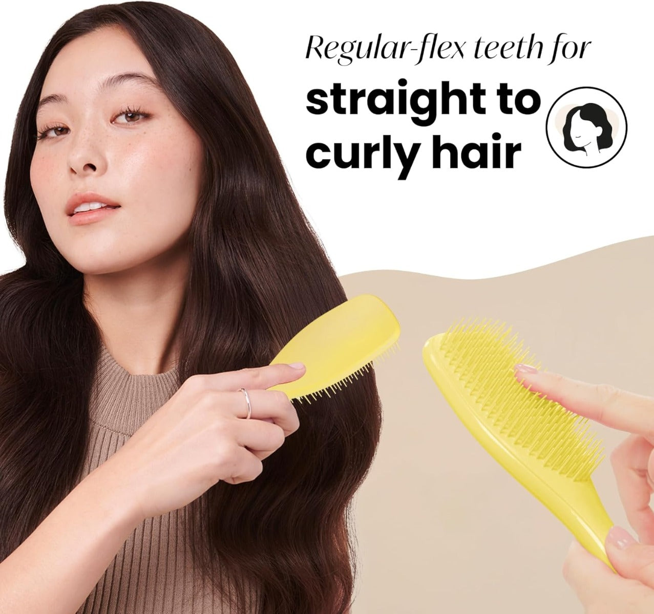 Tangle Teezer The Ultimate Detangler Regular Hairbrush, Straight & Curly (29 Colours) - Pupsik Singapore