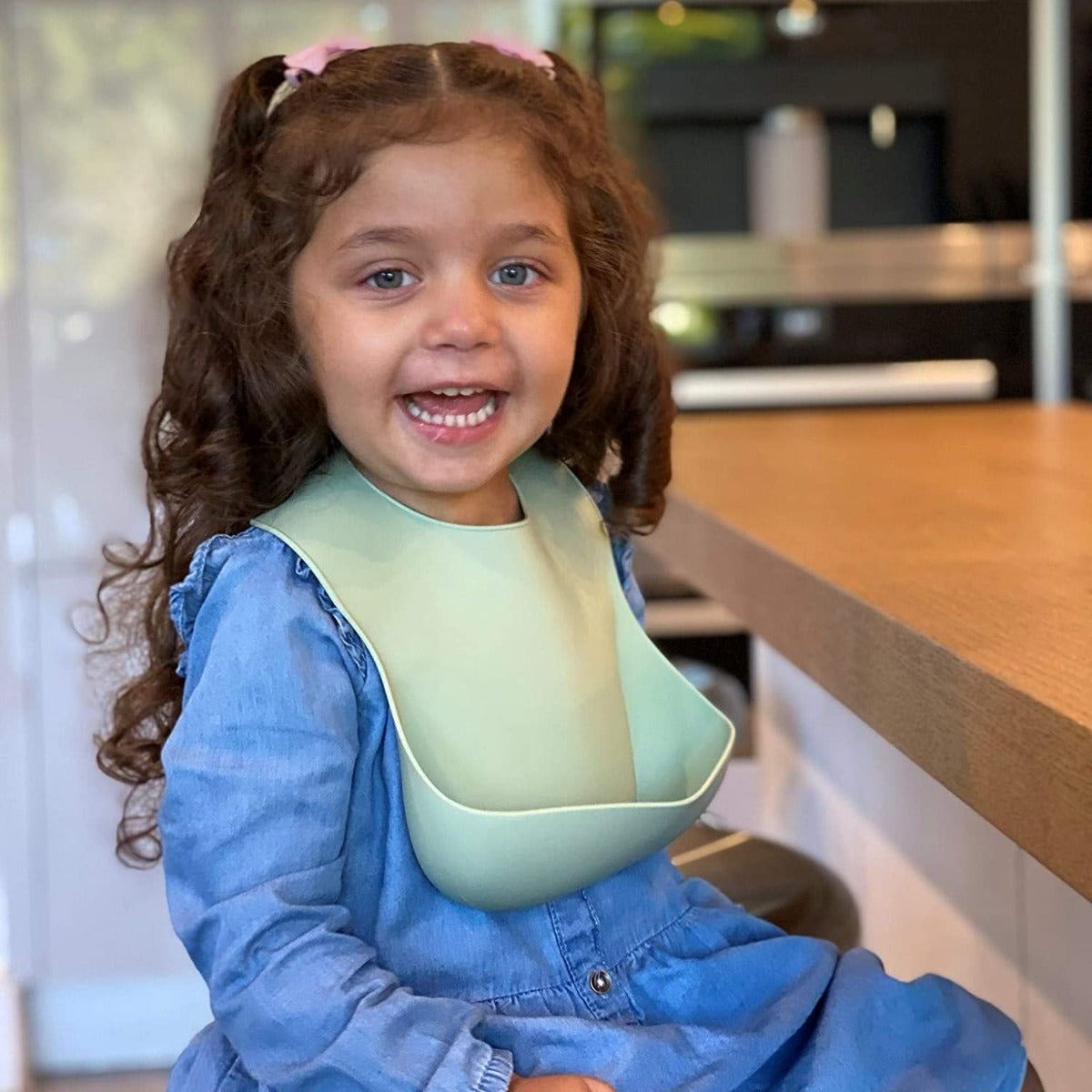 Ali+Oli Baby Silicone Bibs (7 Colours) - Pupsik Singapore