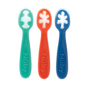 Nuby 3-Stage Silicone Baby's First Spoon, 3pk