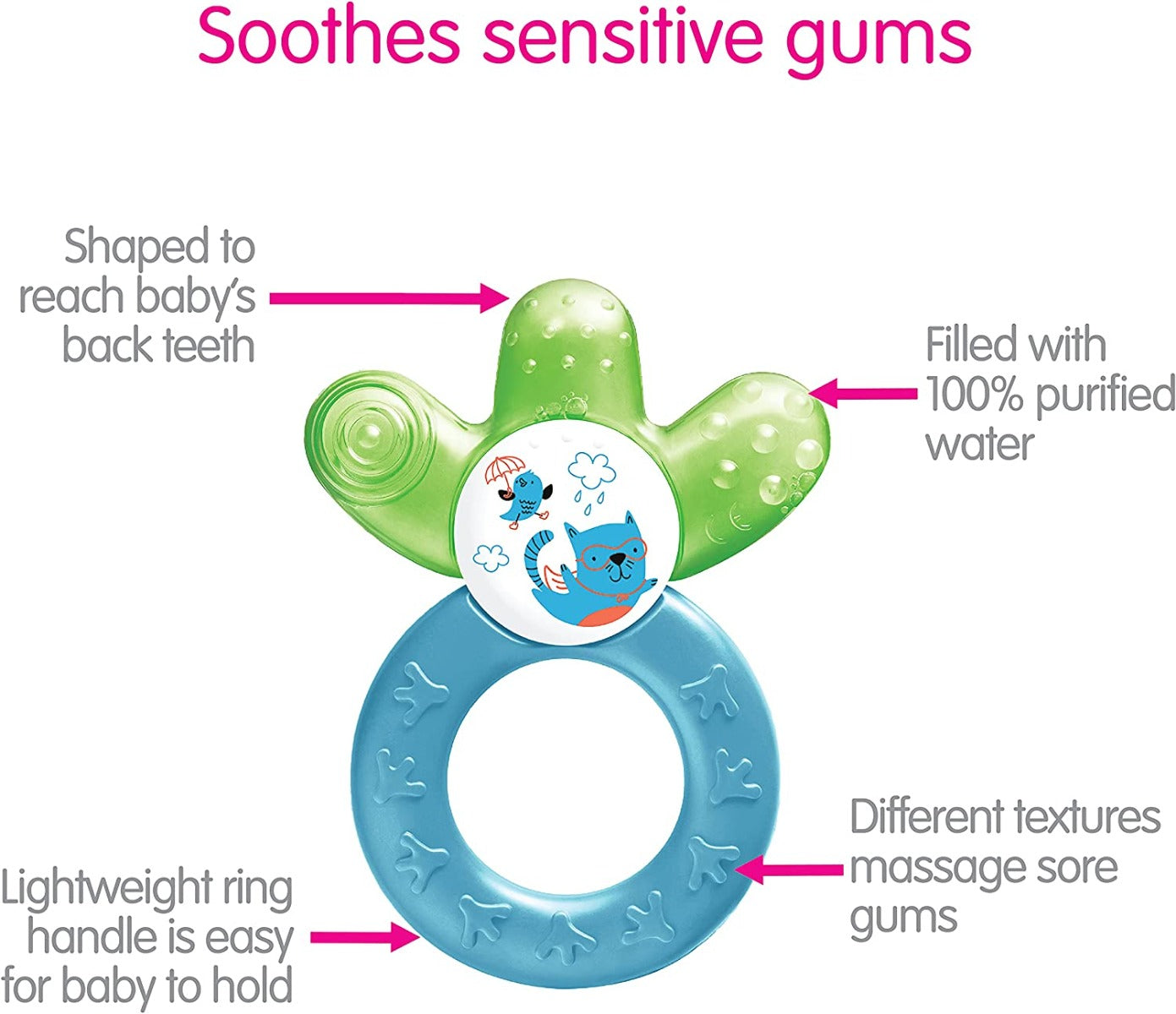 MAM Cooler Teether (3 Assorted Colours)