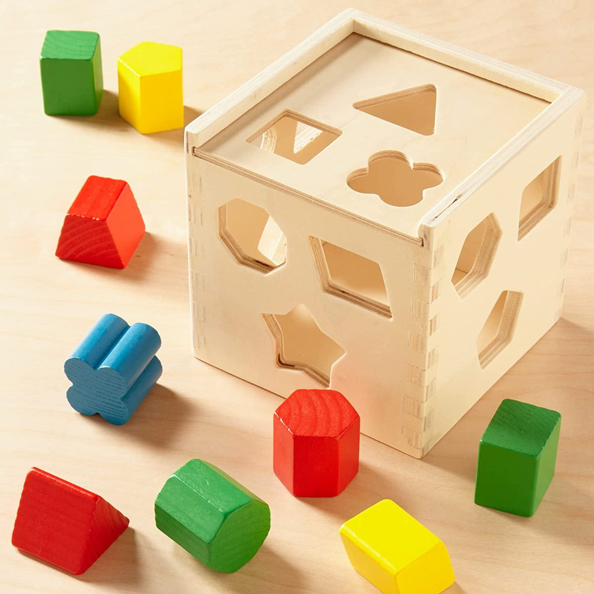 Melissa & Doug Shape Sorting Cube Classic Toy