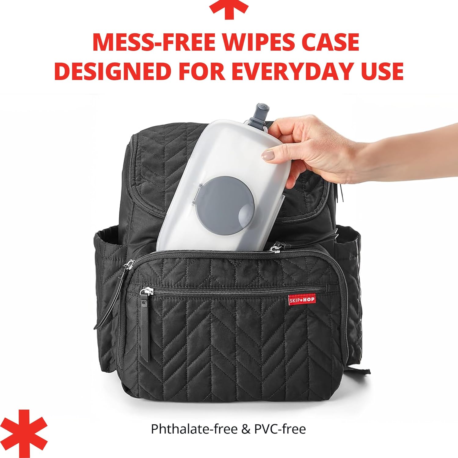 Skip Hop Grab & Go Snug Seal Wipes Case (2 Colors)