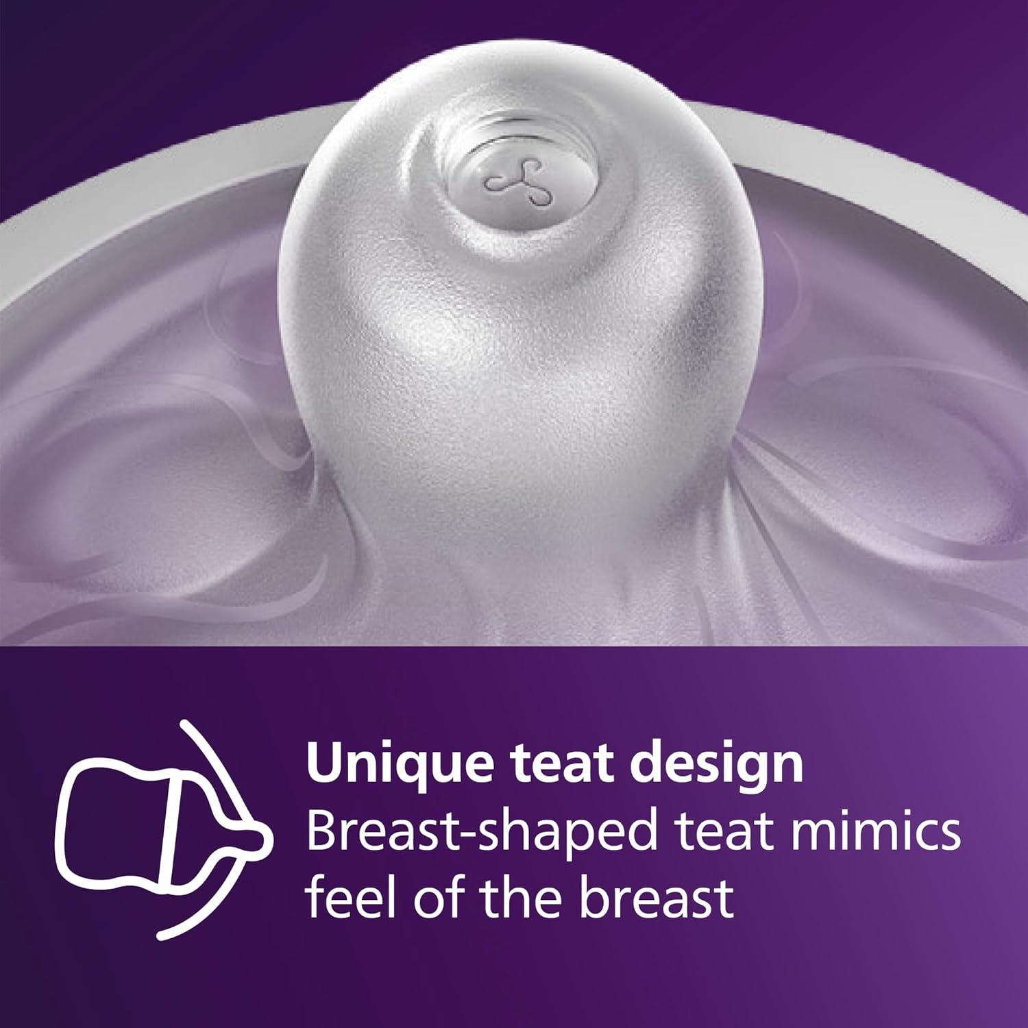 Philips Avent Silicone Natural Response Nipples, 2pk (6 Sizes)