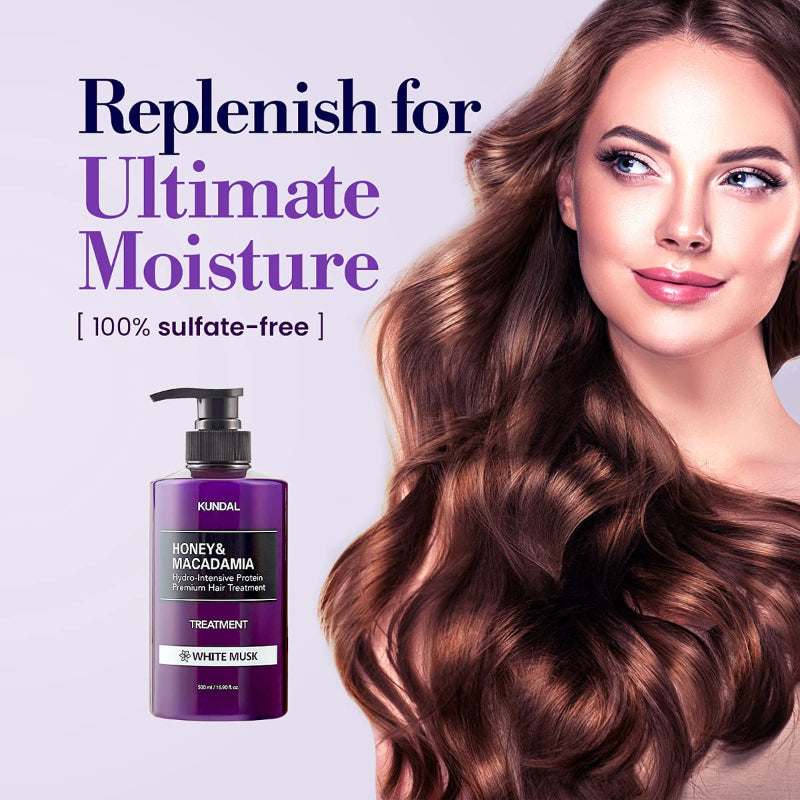 Kundal Honey & Macadamia Protein Hair Treatment, 500ml - La Vie en Rose (Exp 02/27)
