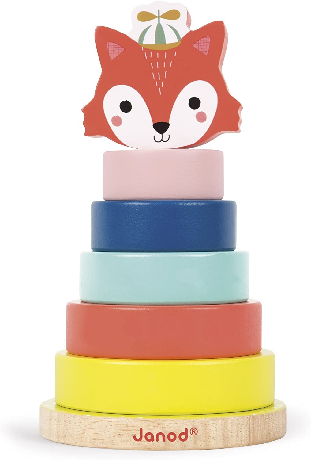 Janod Stackable Fox Toy