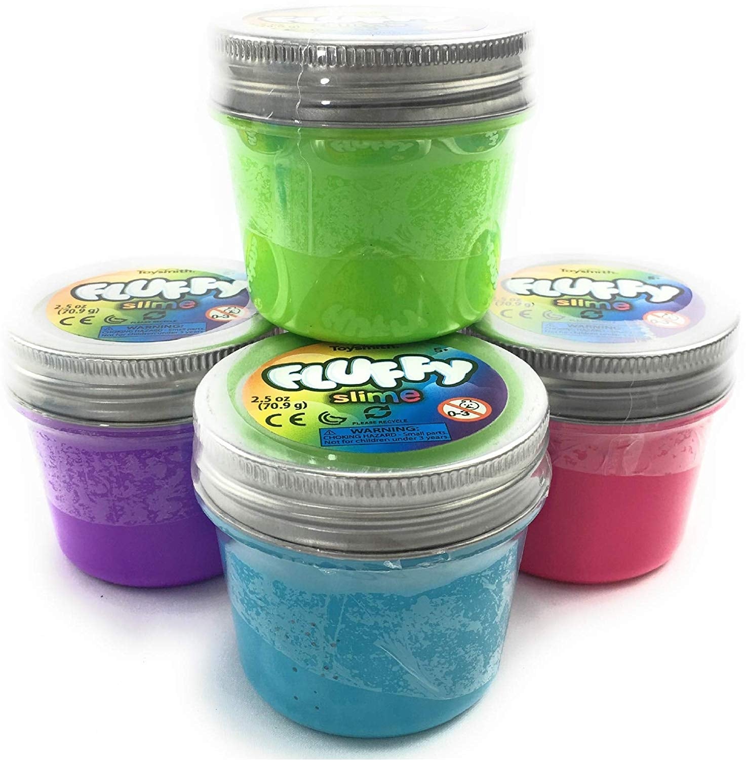 Toysmith Fluffy Slime (2.5oz) (2 Colours) - Pupsik Singapore