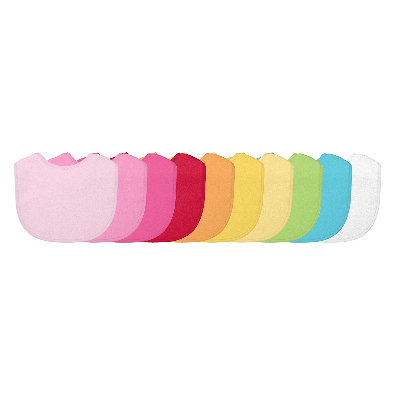 Green Sprouts Stay-Dry Infant Bib, 10pk (4 Colours)