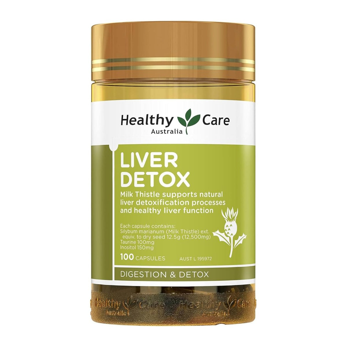 Healthy Care Liver Detox, 100 Capsules (Exp 08/27)