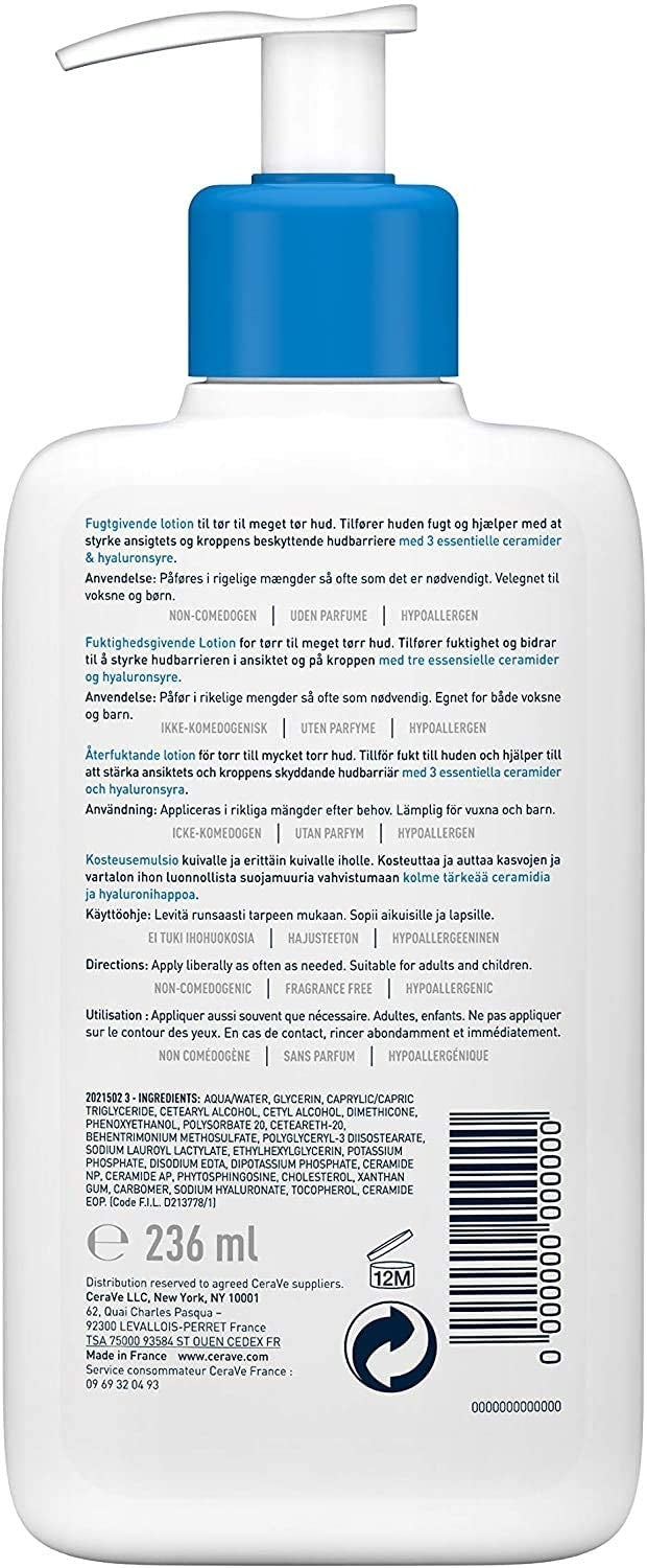 CeraVe Moisturizing Lotion (236ml) - Exp 04/26