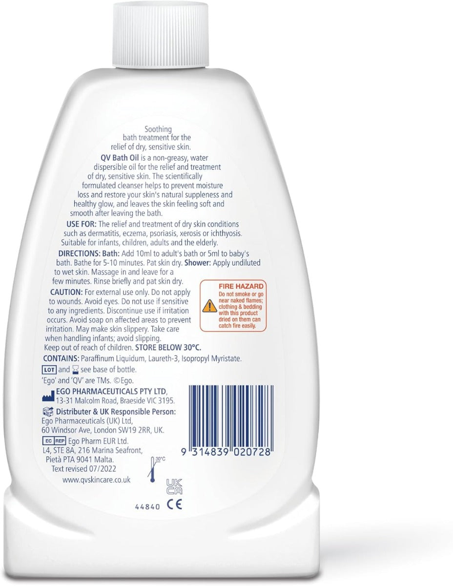 QV Bath Oil, 500ml (Exp 02/28)