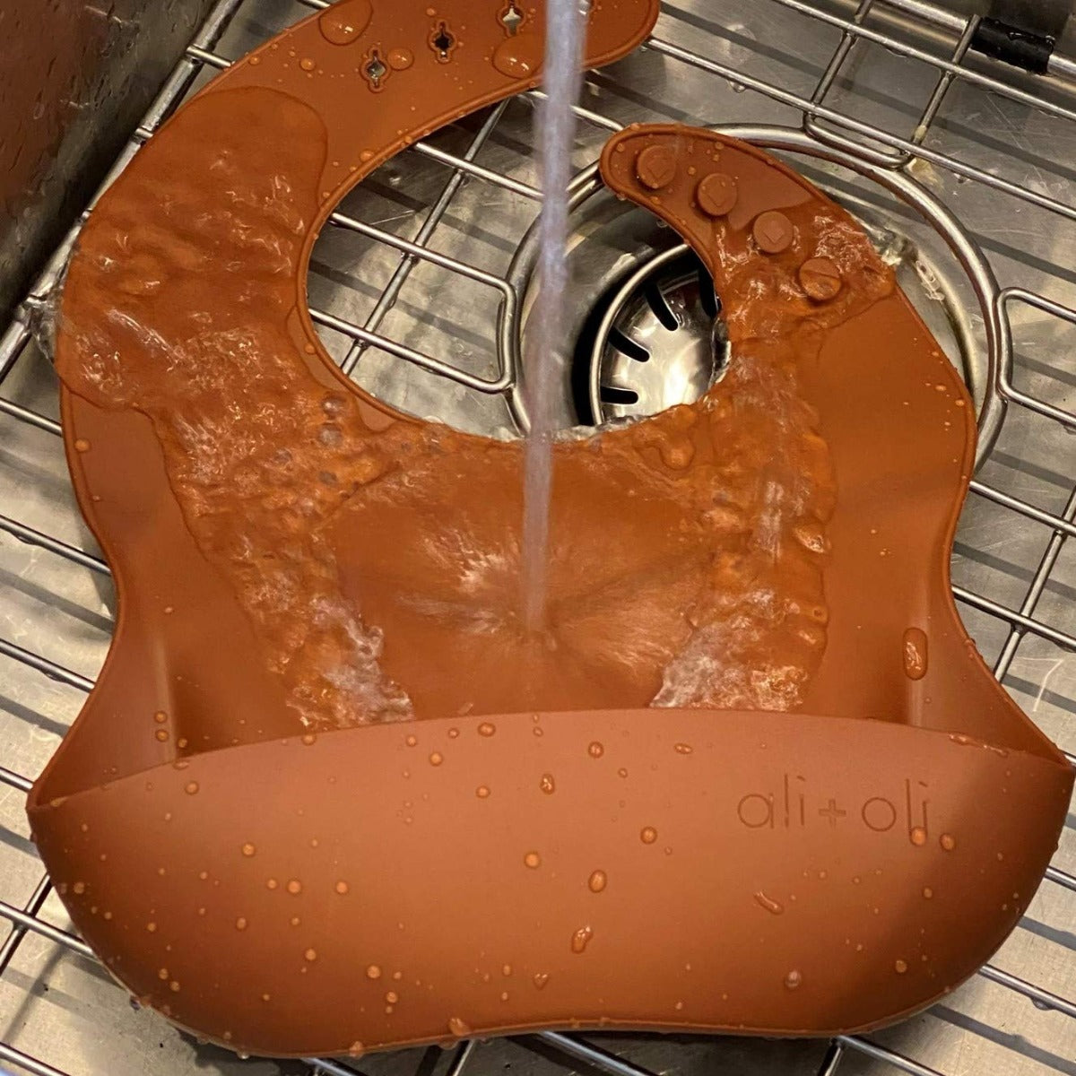 Ali+Oli Baby Silicone Bibs (7 Colours) - Pupsik Singapore