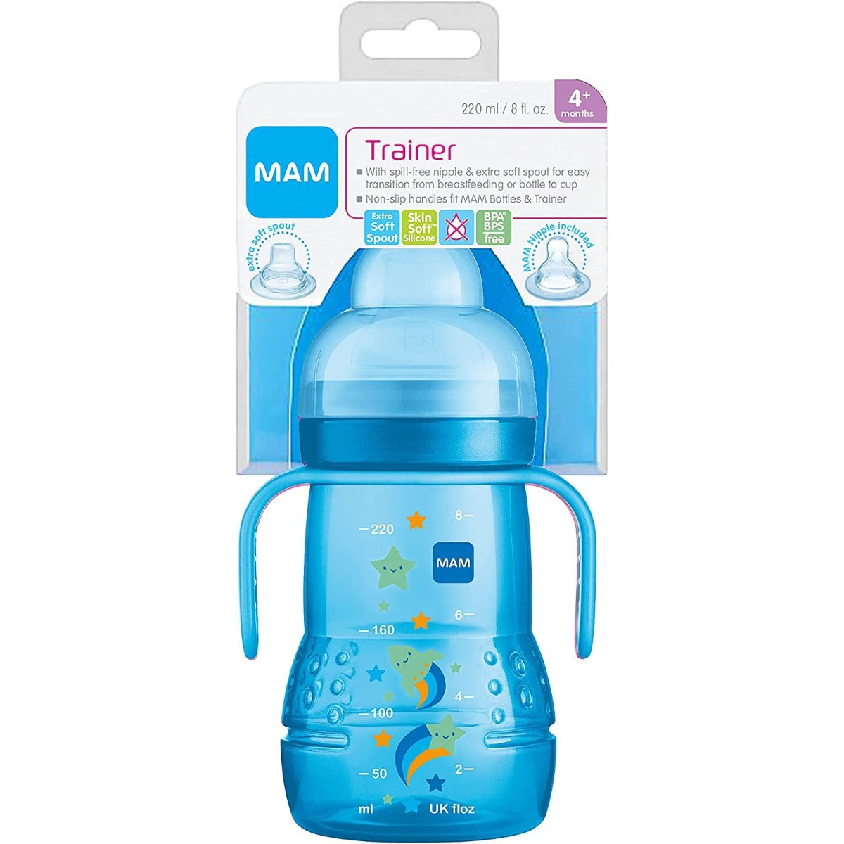 MAM Trainer+ Sippy Cup, 220ml (3 Colours Assorted) - Pupsik Singapore