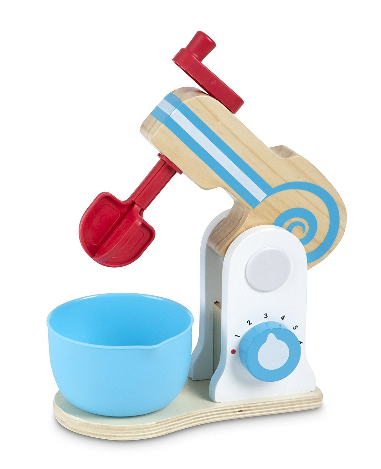 Melissa & Doug Wooden Make-a-Cake Mixer Set